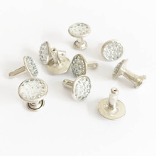 Fashion Rivets with Sparking Diamond Like Sugar