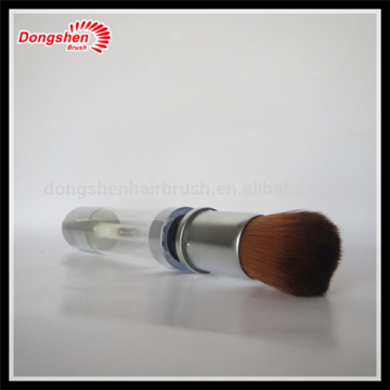 popular pump powder brush,black pump powder brush,synthetic hair pump powder brush
