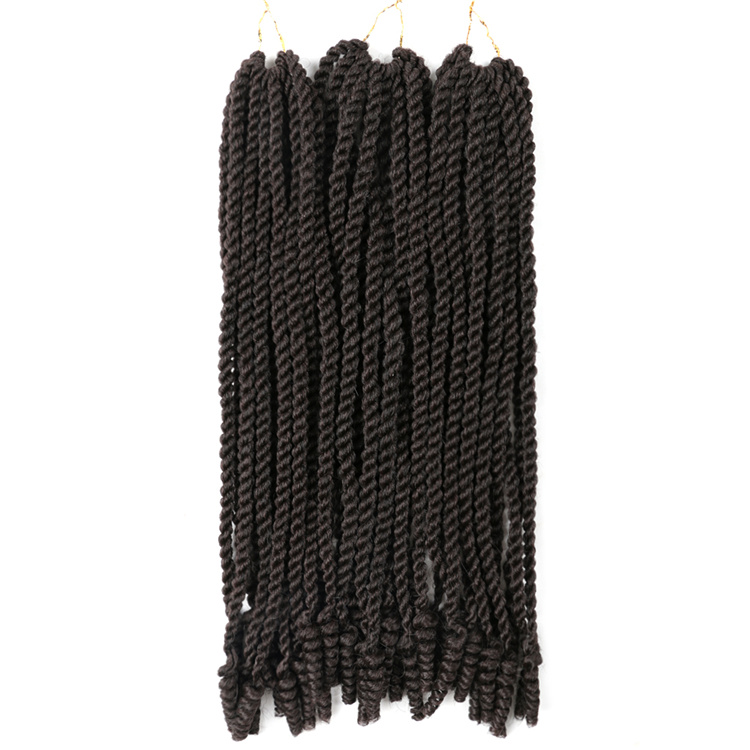 Pre-twisted Soft Coily ends Senegal Twist Crochet Braids Curly