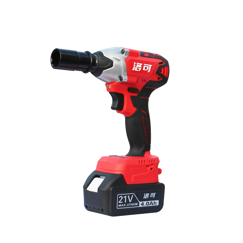 Electric Wrench Brushless Motor Lithium Battery Impact Wrench Power Tool High Torque