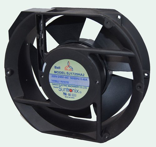 Waterproof Ip44 25w Sleeve Or Ball Bearing 5 Blade 172mm Industrial Cooling Fan Sj1725 Ha2 -e