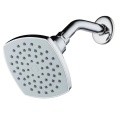 Cabezal de ducha ponish cromado para baño con válvula de desvío de agua de ducha de plástico abs ajustable