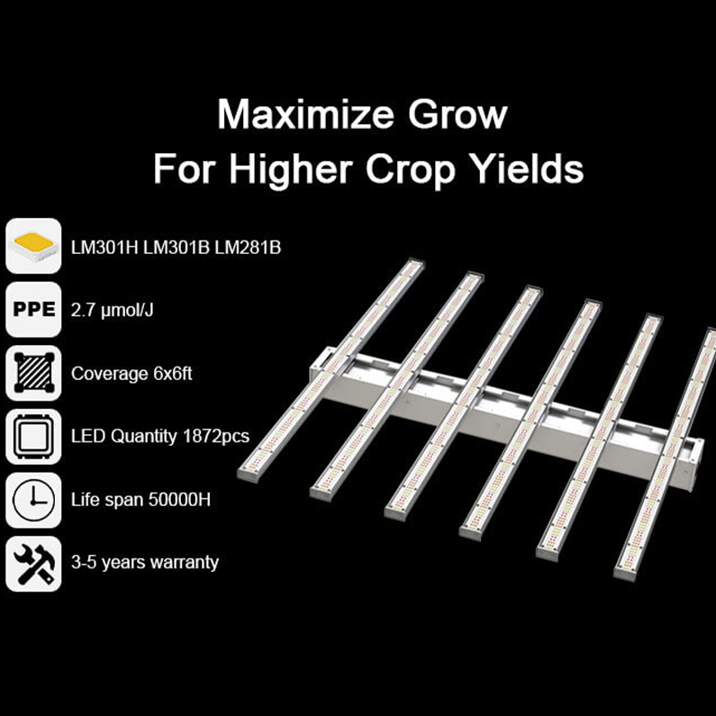 lm301h led grow light 480w