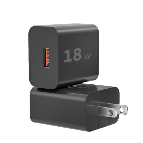 Ny snabbladdning USB -laddare 18W Fast Charge Single Port USB Wall Charger för mobiltelefon