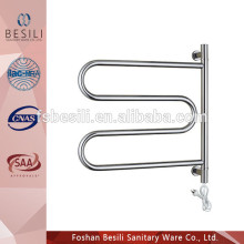 Wall mounted barhroom bend electric Swing heated towel rail BW3