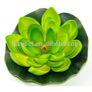 dia 40cm Pond Floating Lotus Green/Artificial Floating Lotus Flower for Pond Made in China