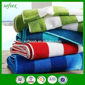 stripe cotton velour stripe towels