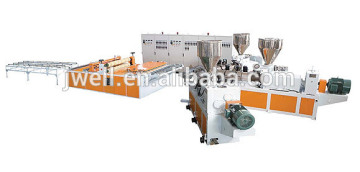 JWELL - pvc corrugated sheet Extrusion Line