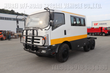 Dongfeng 10 seats engineer chassis _D912 Six wheel drive engineering rescuevehicle chassis