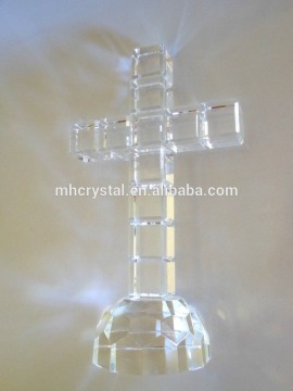 Catholic Standing CRYSTAL CROSS STATUEMH-15039