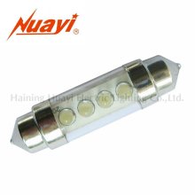 4 pcs LED festoon bulb T11x39, LED auto bulb C10W