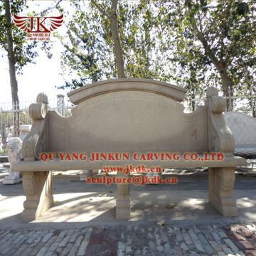 natural marble table and bench carving sculptures for garden decorations