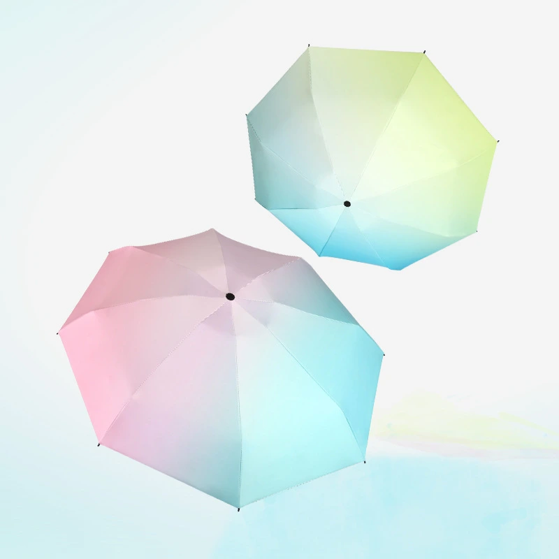 Promotional Gifts Colorful 5 Folding Mini Pocket Capsule Umbrella
