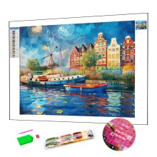 DIY Diamond Mosaic Painting Kit - Full Drill Embroidery Art for Home Decoration