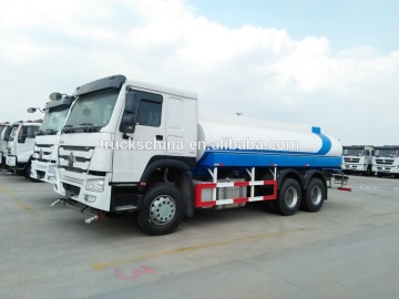 6*4 SINOTRUK HOWO brand water sprinkler truck 10 M3 15 M3 20 M3 water tank truck price