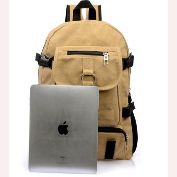 Wholesale price big capacity canvas backpack