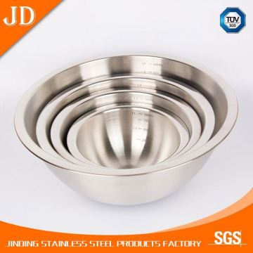 cheap round stainless steel mixing bowl