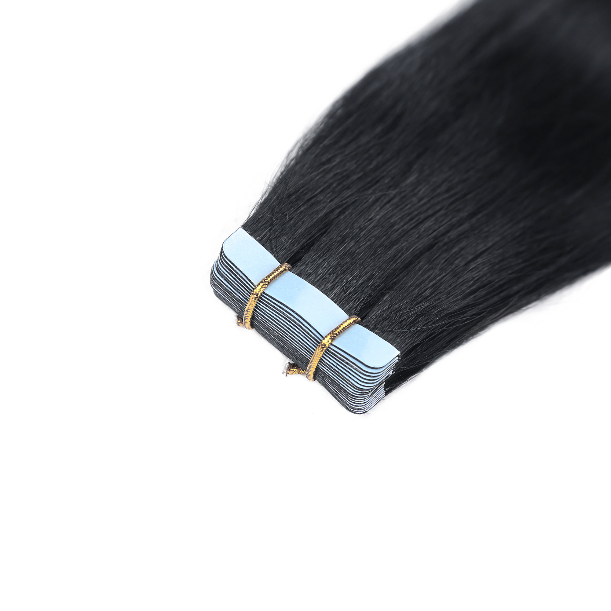 Factory Direct Tape In Hair Extensions remy Double Drawn Human Virgin Hair Extensions In Natural Color