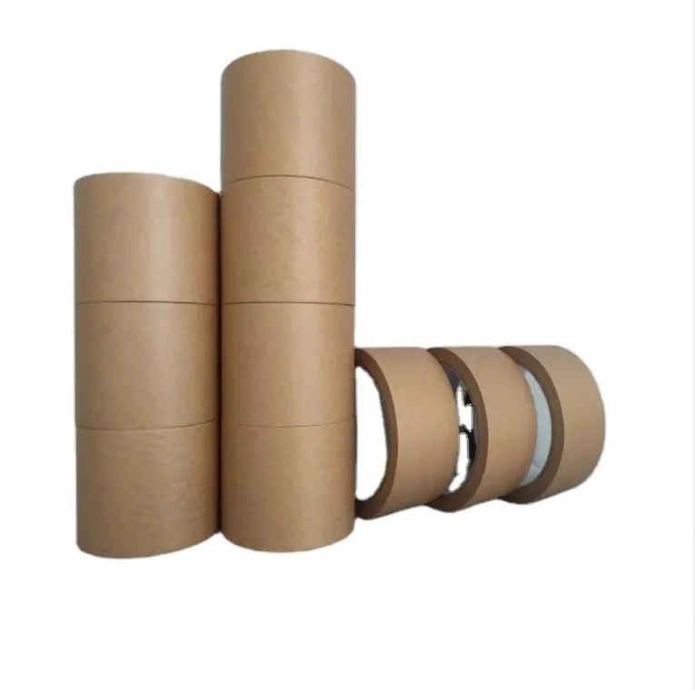Water Activated Gummed Packing Kraft Paper Tape With Brand Custom Printed  Logo