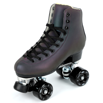 Professional Quad Roller Skates with 4 Wheels: Bright Luminous Night Light and Gradient Design
