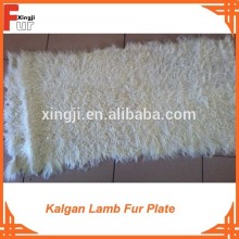 Kalgan lamb skin Long Hair lamb fur plate