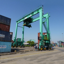RTG Model Rubber Tyre Container Gantry Crane