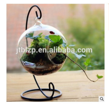 beautiful craft handblown omament geometric glass terrarium wholesale