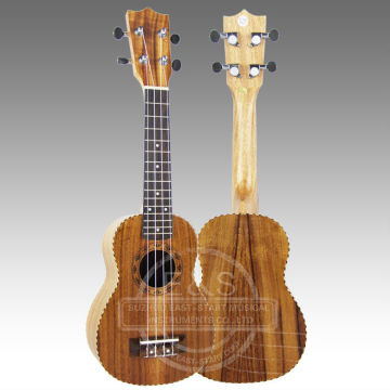 Arched Back 21'' Koa Soprano Ukulele