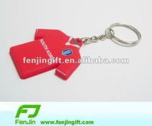 T shirt silicone key chain