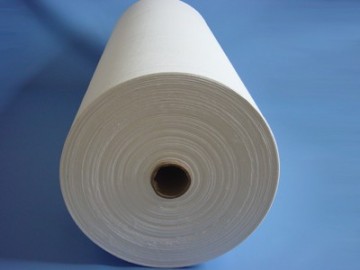 Bleached absorbent gauze roll