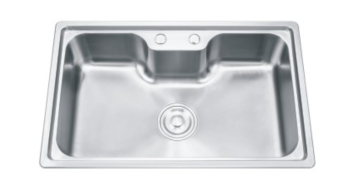 Elegant Top Mount Kitchen Sink with drainer