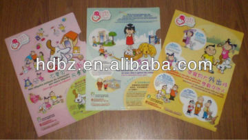 decorative custom plastic file folder cover