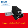 58-mm-Thermodrucker mit Papierausgabe vorne und Schneidesicherungsdesign