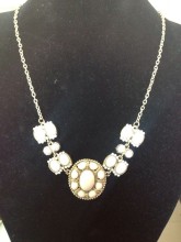 Wonman Fashion Ivory Turquoise Necklace