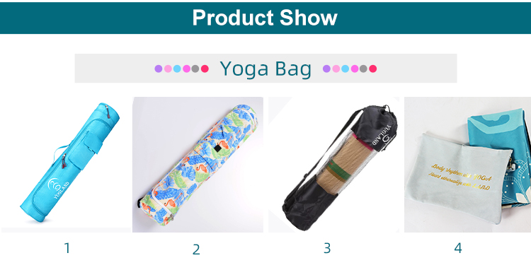 yugland China wholesale factory price Fabric cotton Carry Strap Drawstring mat yoga sport bags