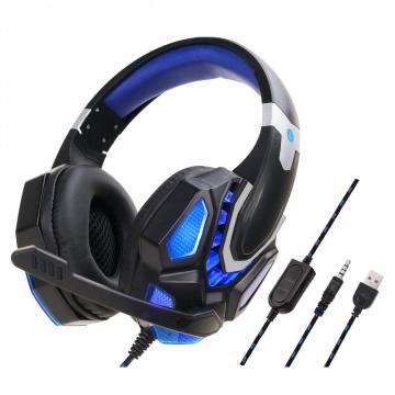 LED flashing professional gaming headphone