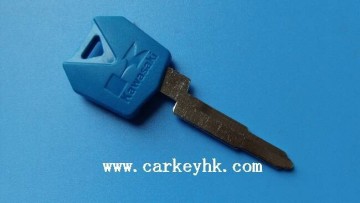 USA market hotselling Kawasaki motorcycle key blank in blue
