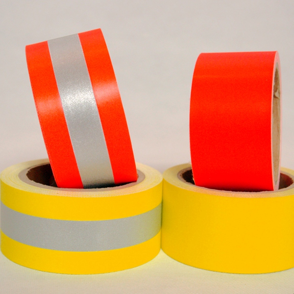 EN469 Aramid Flame Reflective  Yellow/Orange Warning Tape