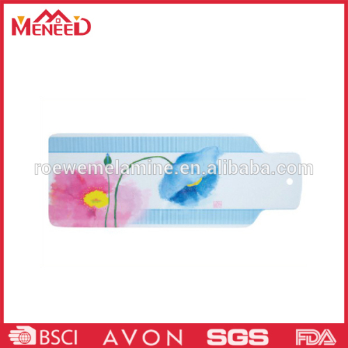 New arrivals melamine plastic cutting board with handle