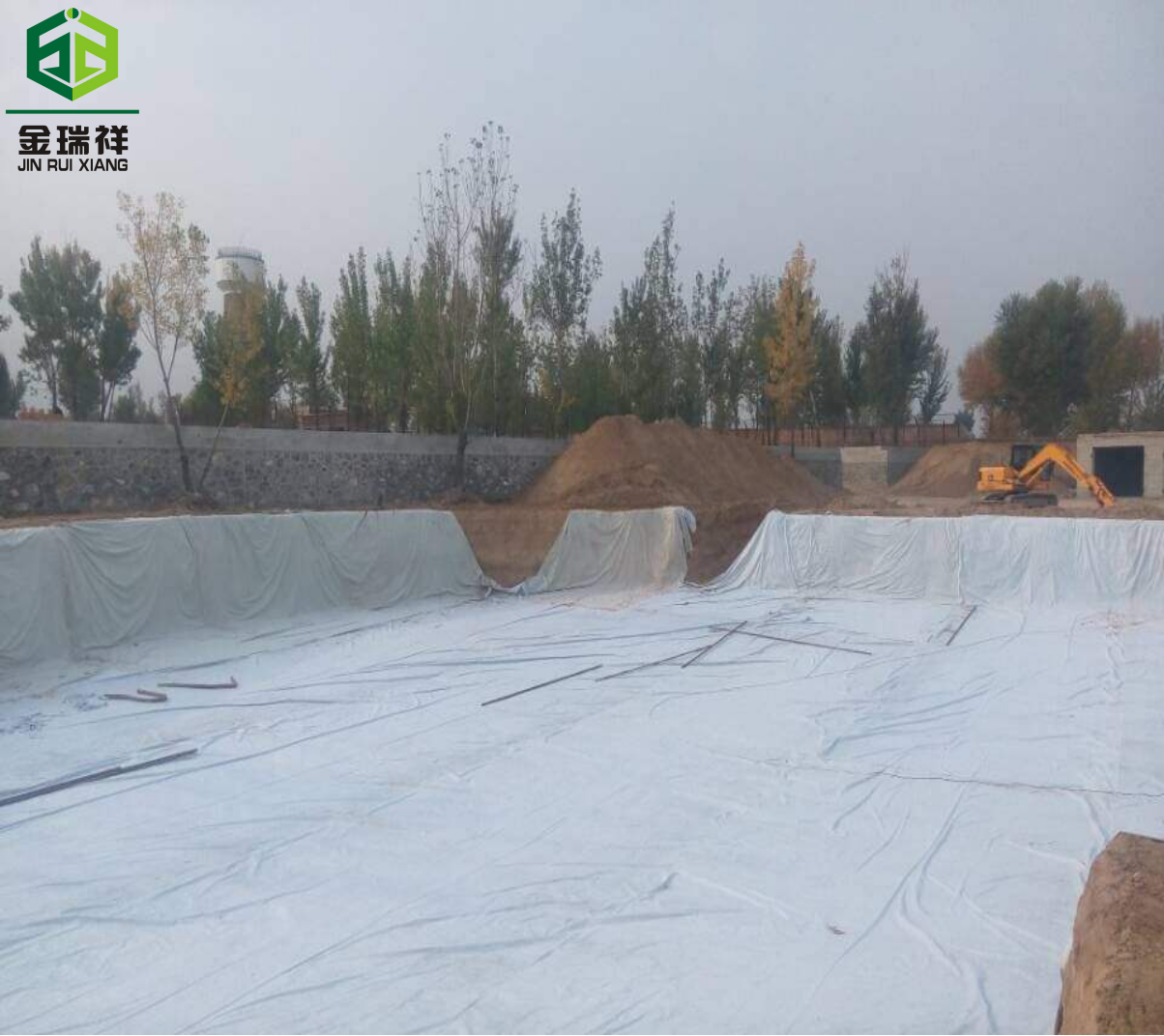 Pet Geotextile Rolls Road Road White 300GSM