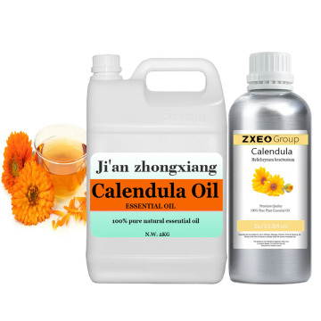 OEM Calendula Oil - Calendula Officinalis Flower Extract Infused Almond Oil Base 100% Pure & Natural Marigold Oil for Skin, Nail
