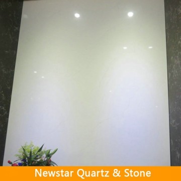 Newstar pure white composite stone table tile