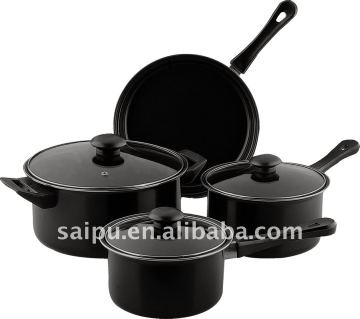 carbon steel 7pcs cookware set