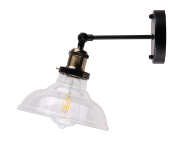 Glass Indoor Light Bedside Wall Lamp