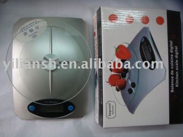 Portable digital kitchen electronic balance