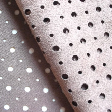 Punched Suede Fabric for Summer Shoes