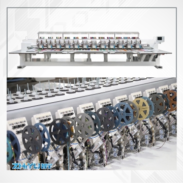 Multiheads Computer Embroidery Machine: Automatic Sequin Embroidery Machine