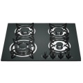 Hob White Gas Hob 4 Burner Kitchen Hob