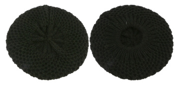 BLACK HIGH QUALITY ACRYLIC BERET