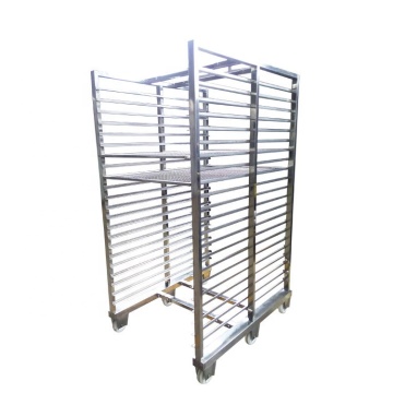 Customized Smoke Tray Rack Trolley - 12/15/30 Trays Smoking Drying Rack